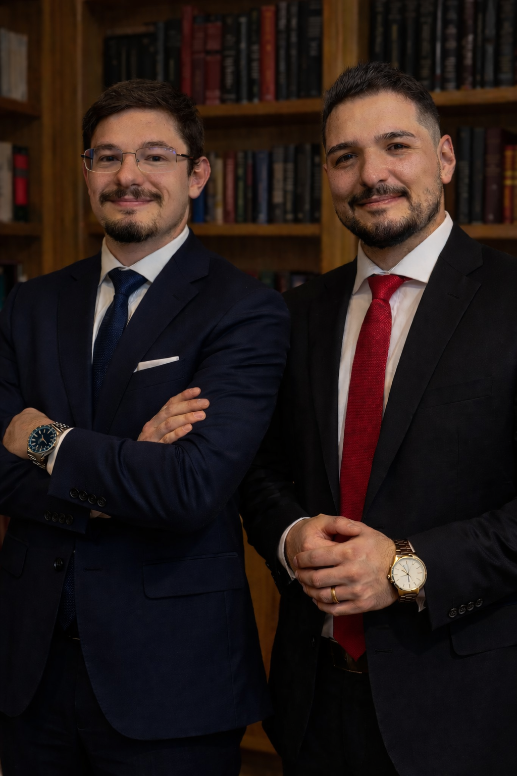 Dr. Leonardo Töfel e Dr. Eliandro Luz